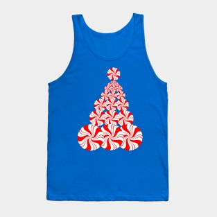 Christmas Candy Peppermint Tree Tank Top